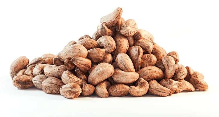 Dry roasted & salted Cashews with skin