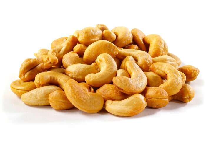Dry roasted & salted Cashews without skin